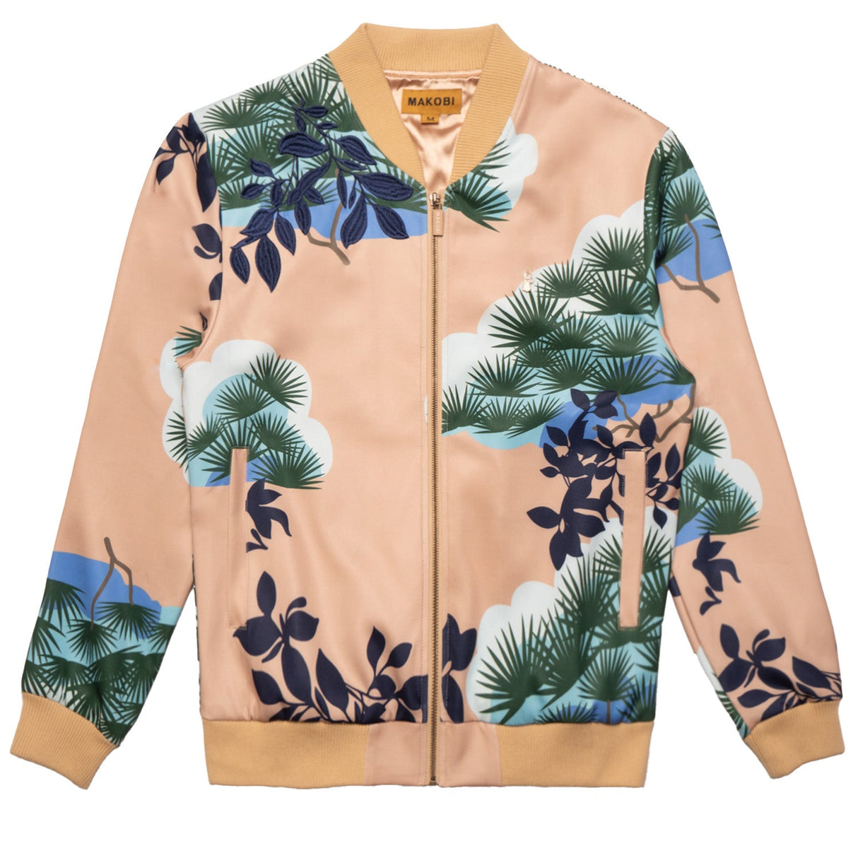 Makobi M4470 Beruni Varsity Jacket - Khaki