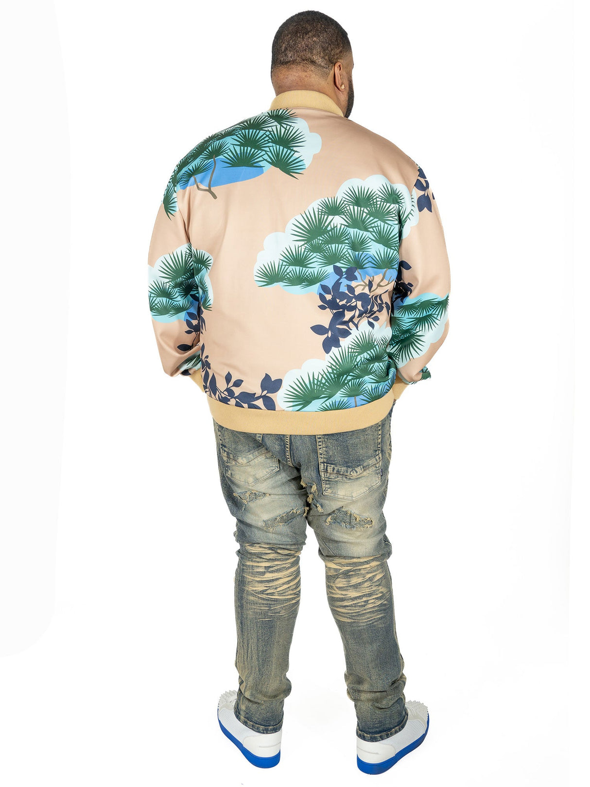 Makobi M4470 Beruni Varsity Jacket - Khaki