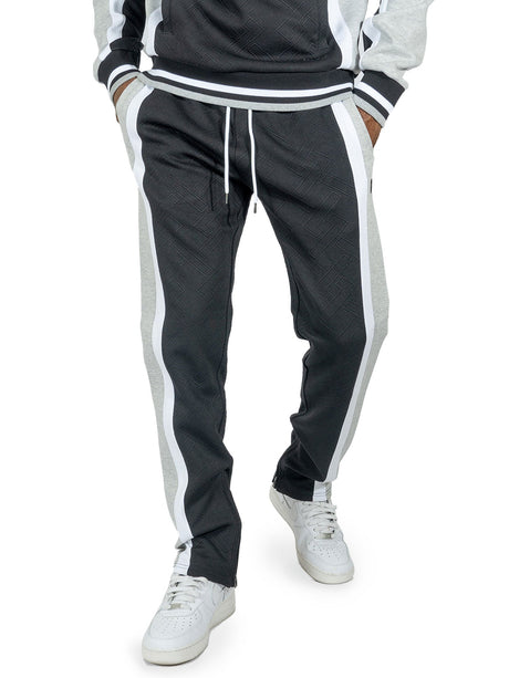 Makobi M4490 Beanchi Jacquard Hoody Set - Black