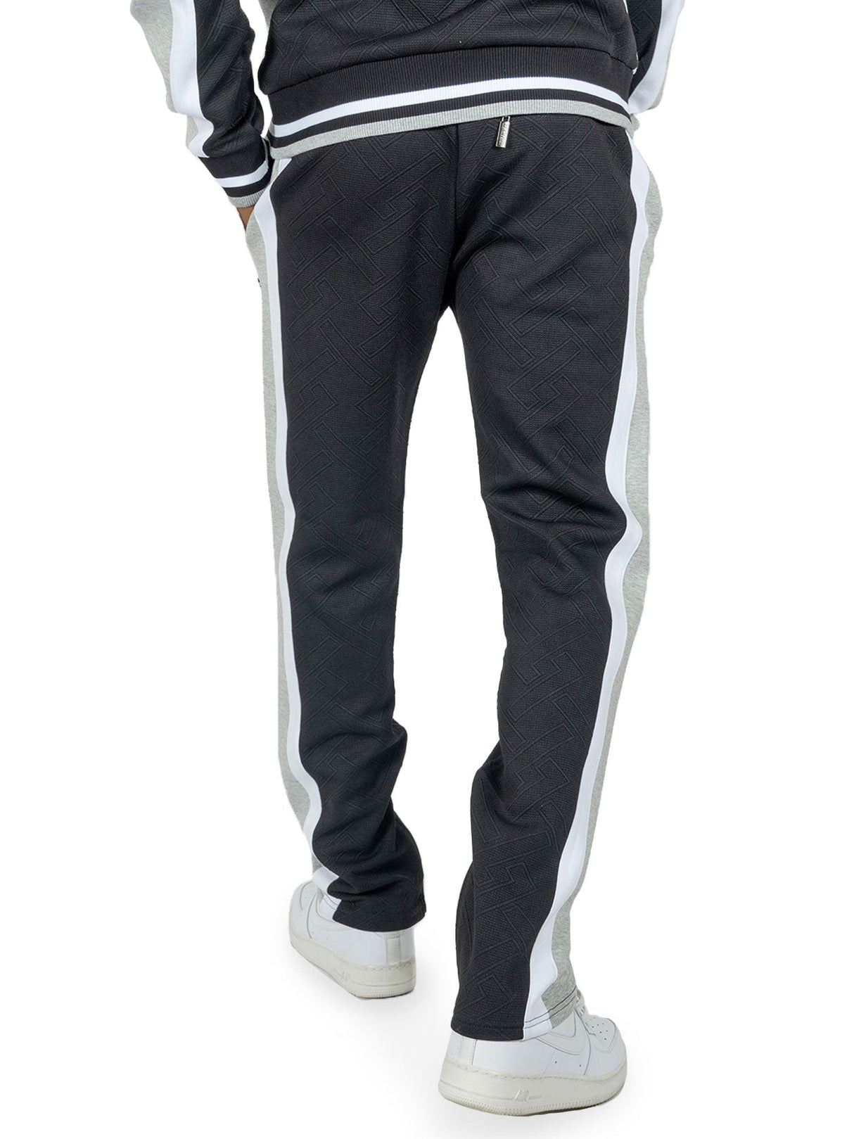 Makobi M4490 Beanchi Jacquard Hoody Set - Black