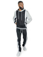 Makobi M4490 Beanchi Jacquard Hoody Set - Black