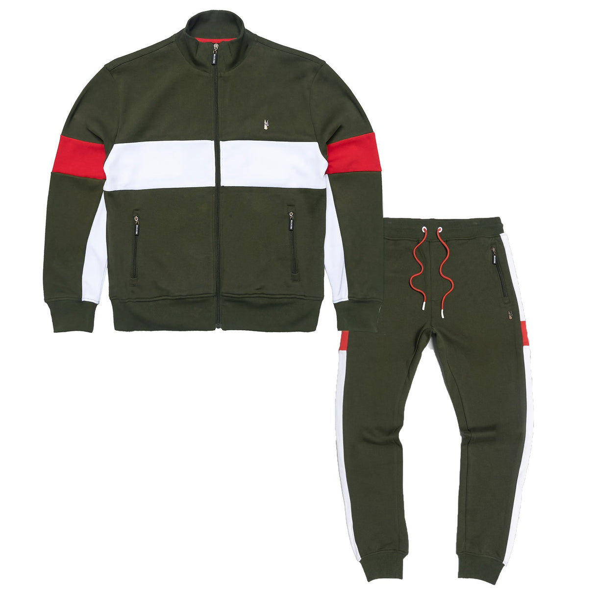 Makobi M4520 Lombardi Jogger Set - Olive