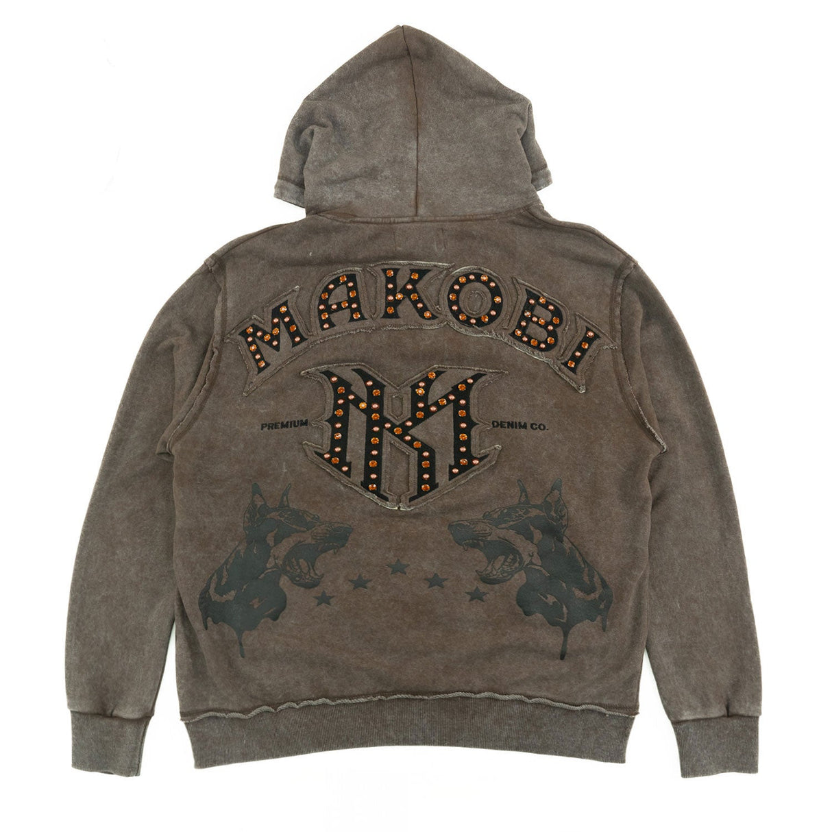 Makobi Hoodie | M4557 Sartoni Pull Over- Brown