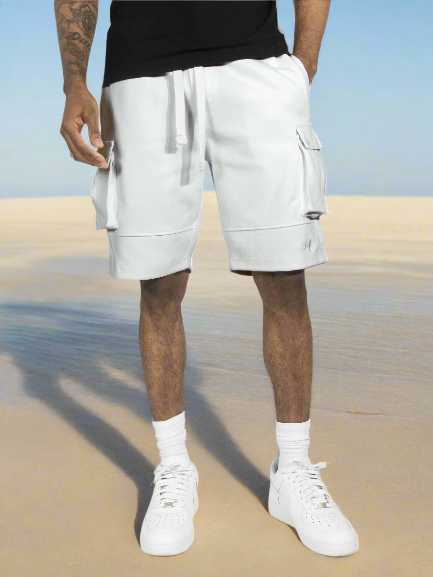 Makobi M605 Sorrento Fleece Shorts - White