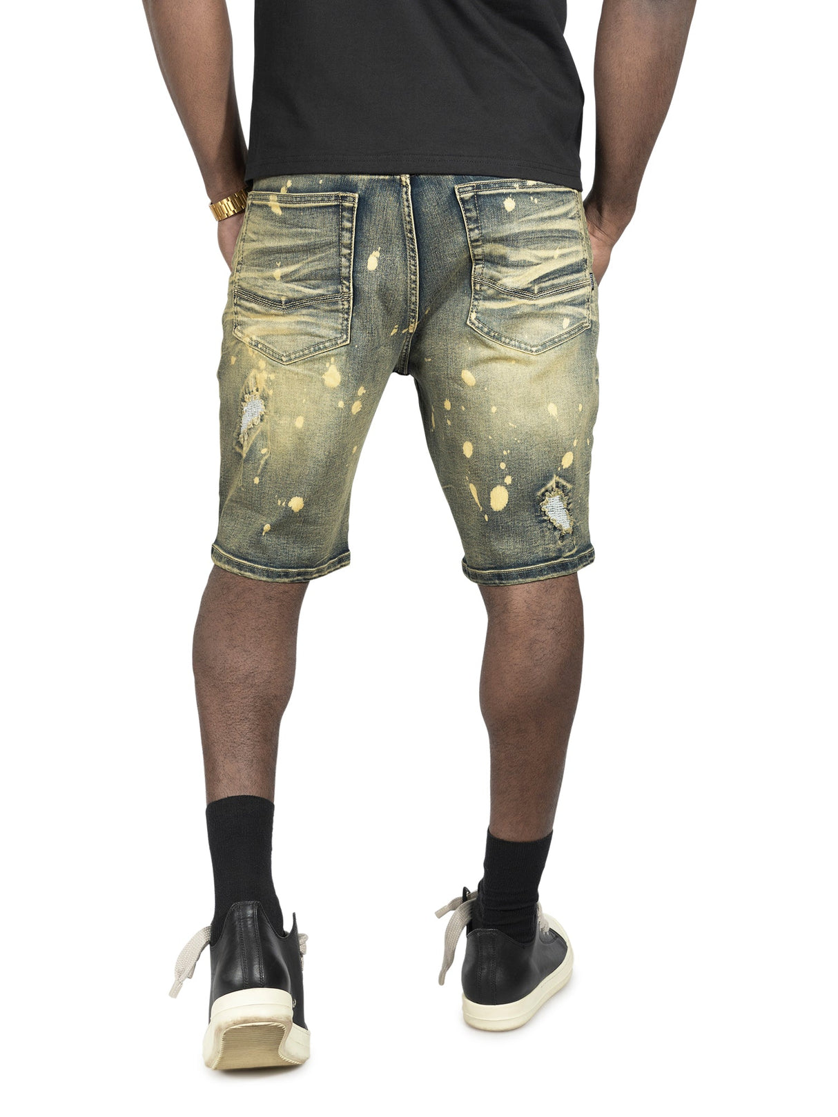 Makobi M607 Amato Denim Shorts - Dirt