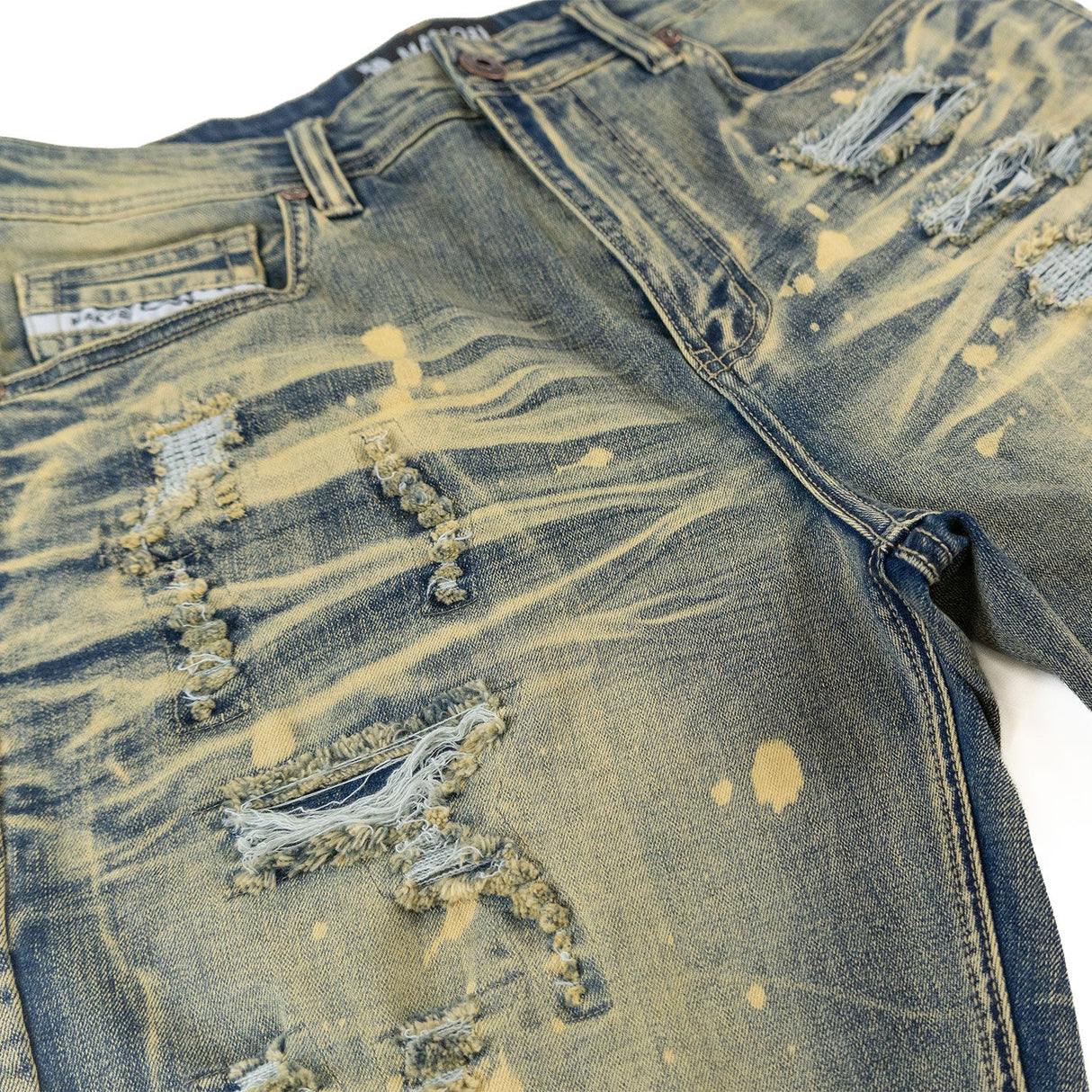 Makobi M607 Amato Denim Shorts - Dirt