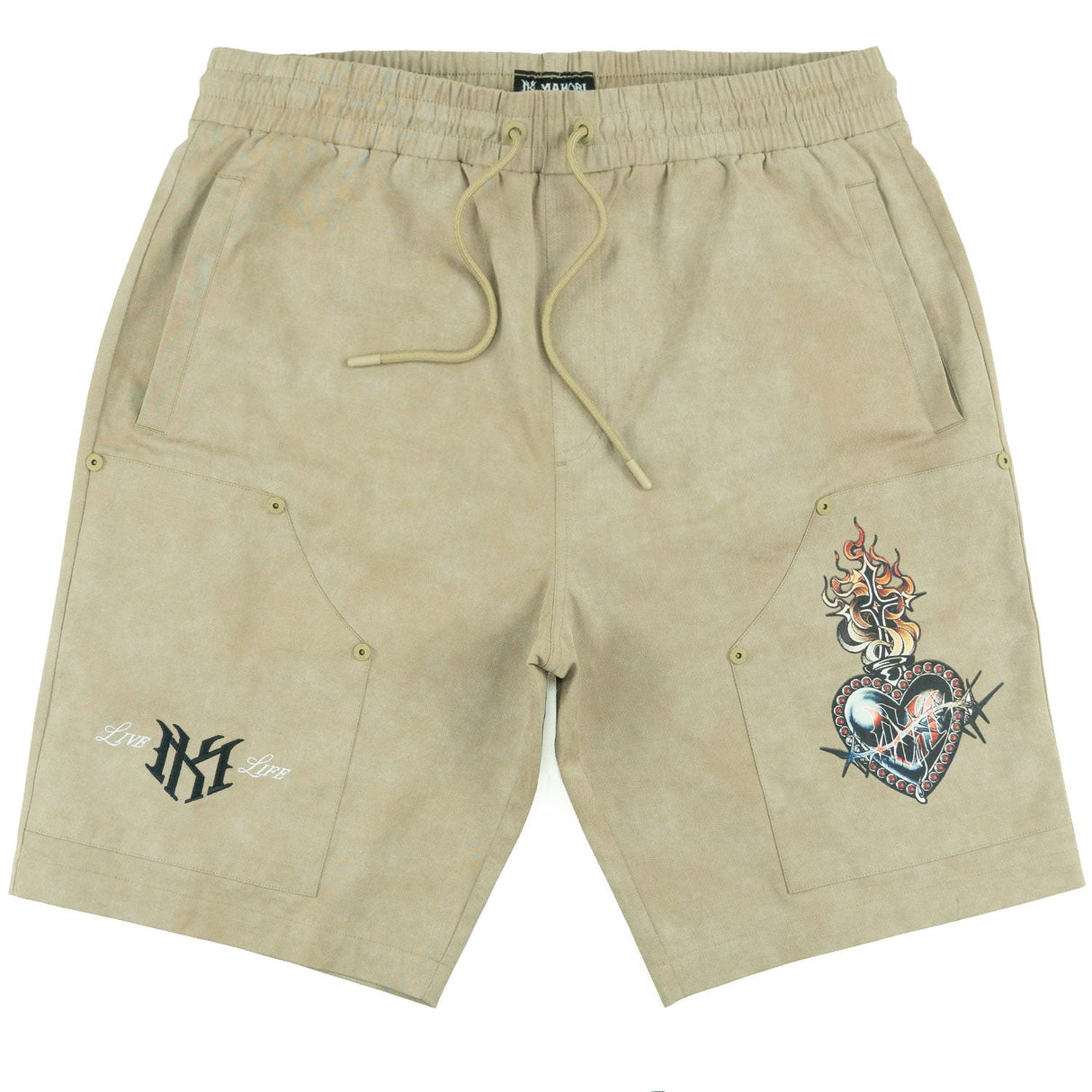 Makobi Set | M414 Vivere Twill Short Set - Khaki