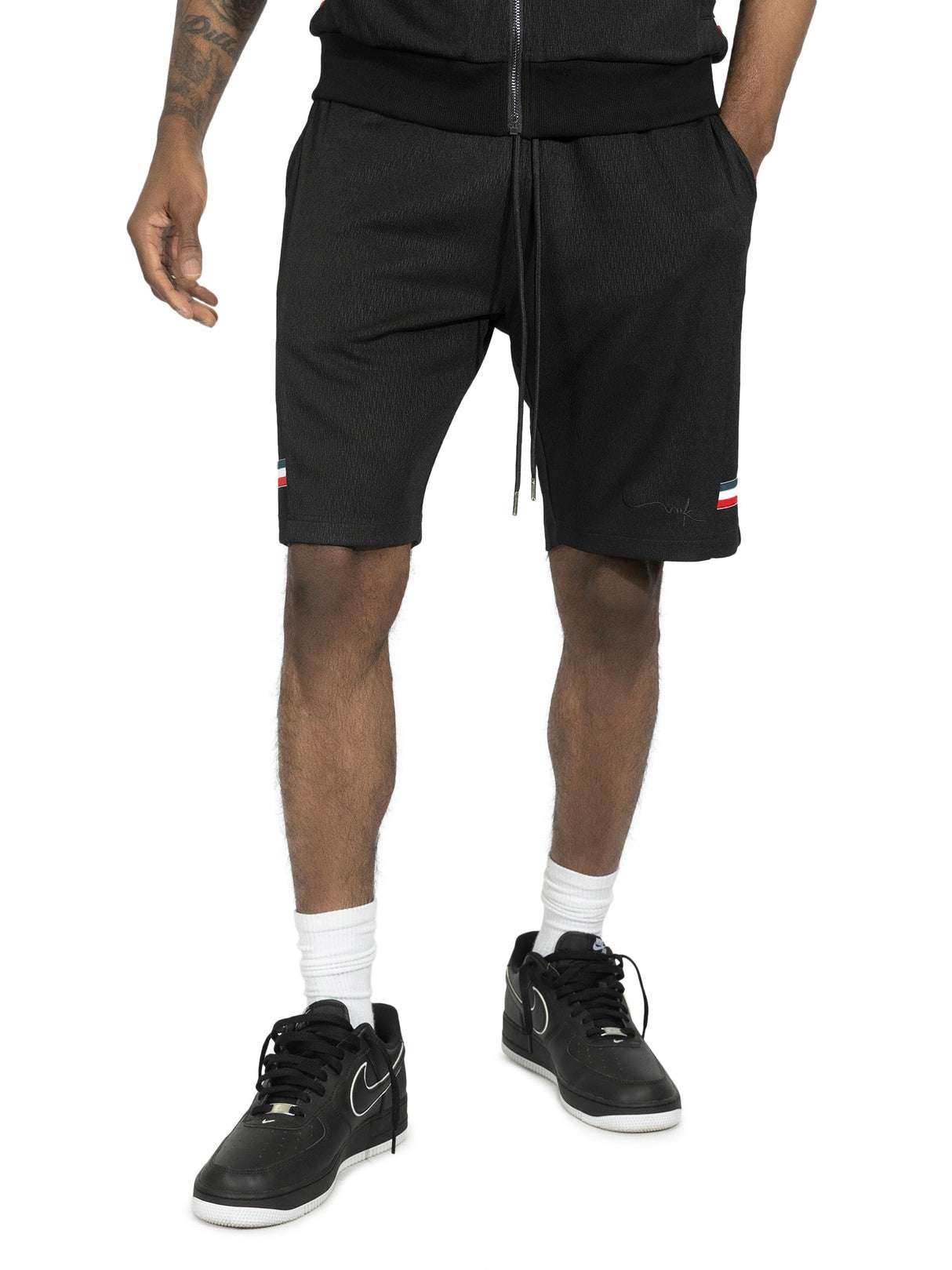 Makobi M428 Moreli Knit Short Sets - Black