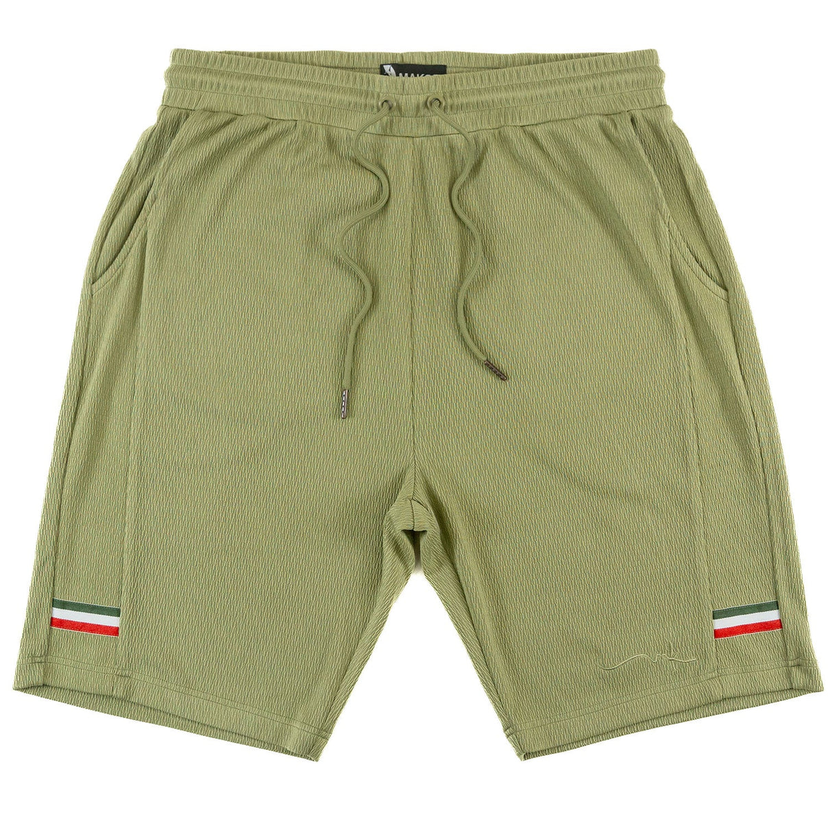 Makobi M428 Moreli Knit Short Sets - Olive