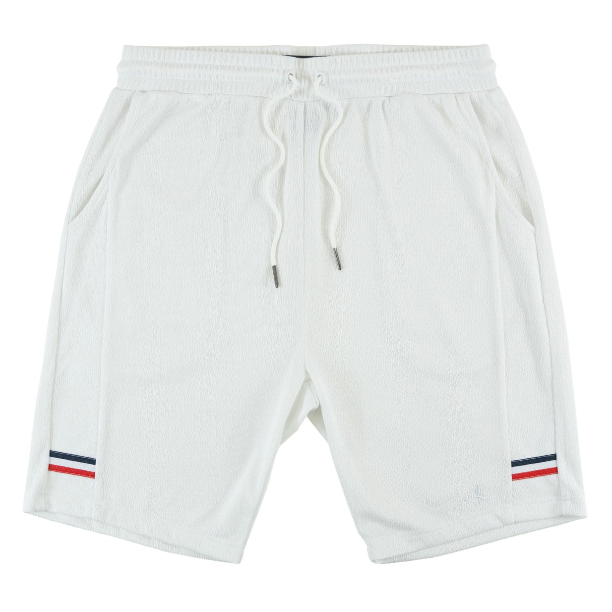 Makbi M428 Moreli Knit Short Sets - White