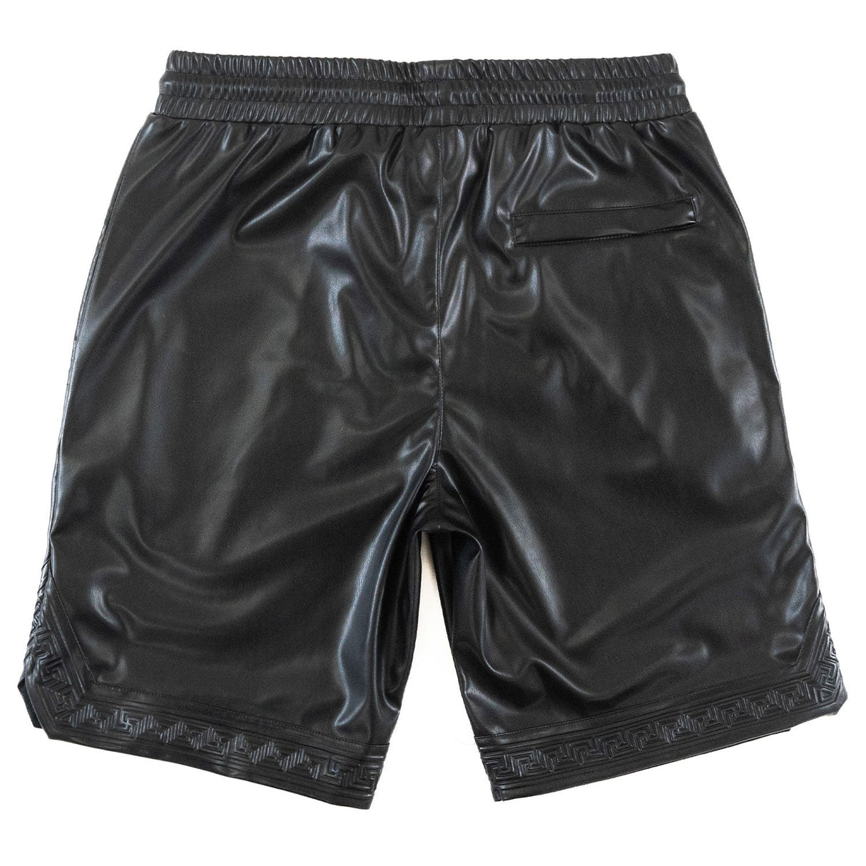 Makobi M629 Bellucci Vegan Leather Shorts - Black