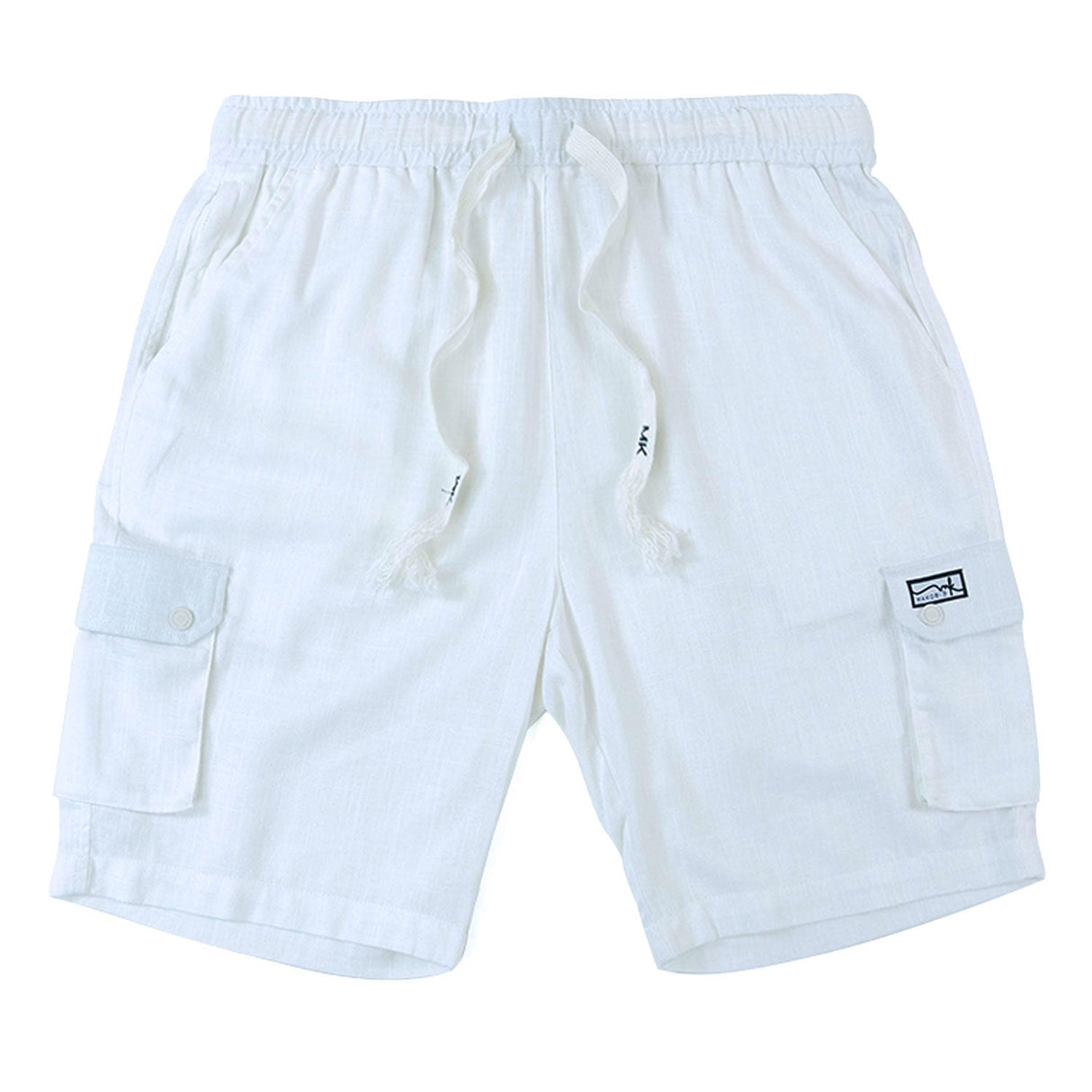 Makobi M632 Levonia Linen Shorts - White