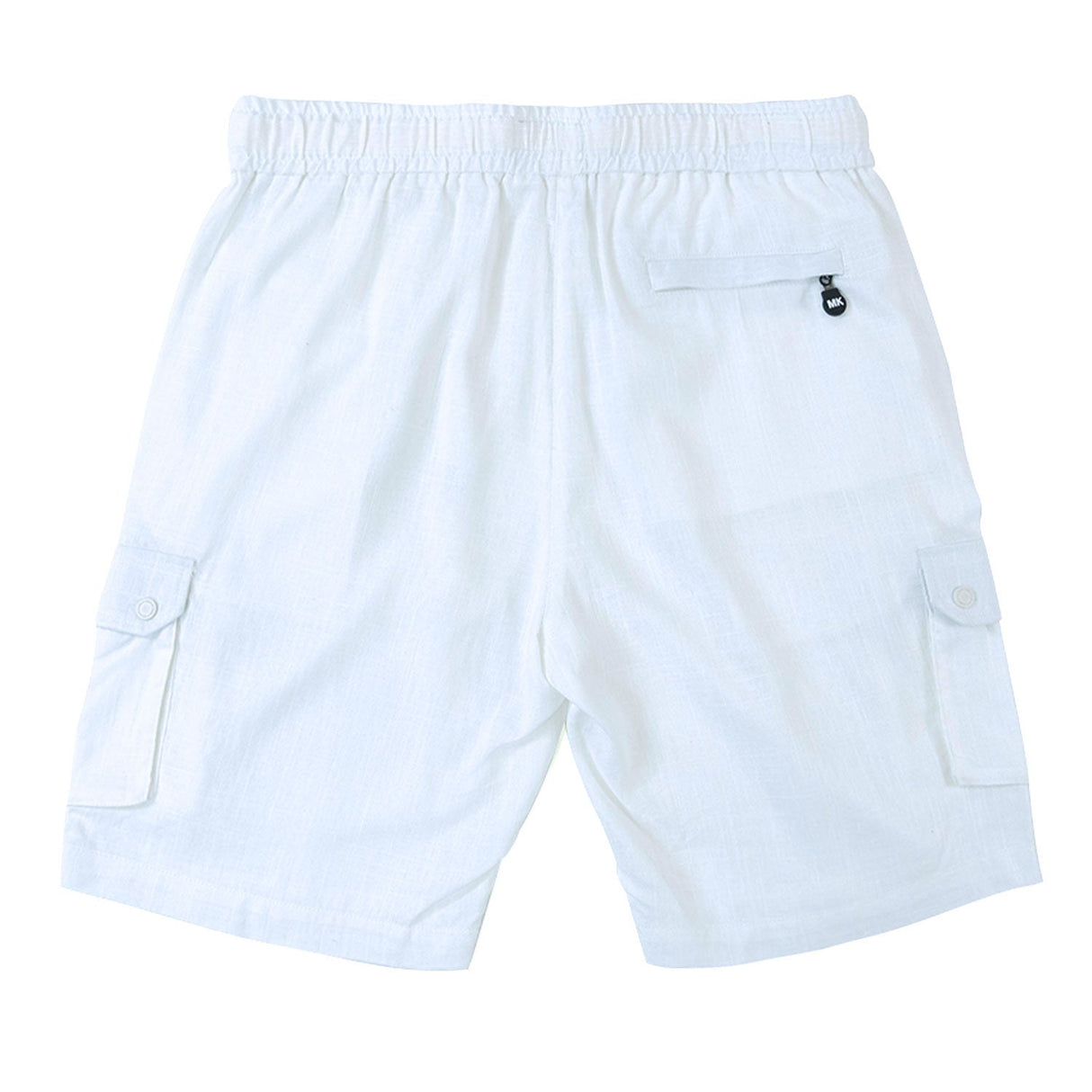 Makobi M632 Levonia Linen Shorts - White