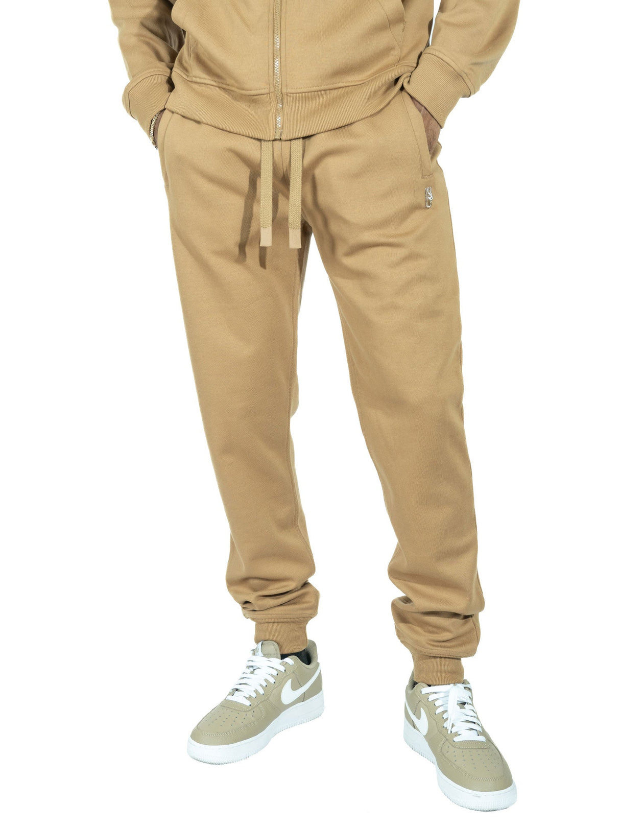 Makobi M6335 Fleece Jogger Pants - Mocha