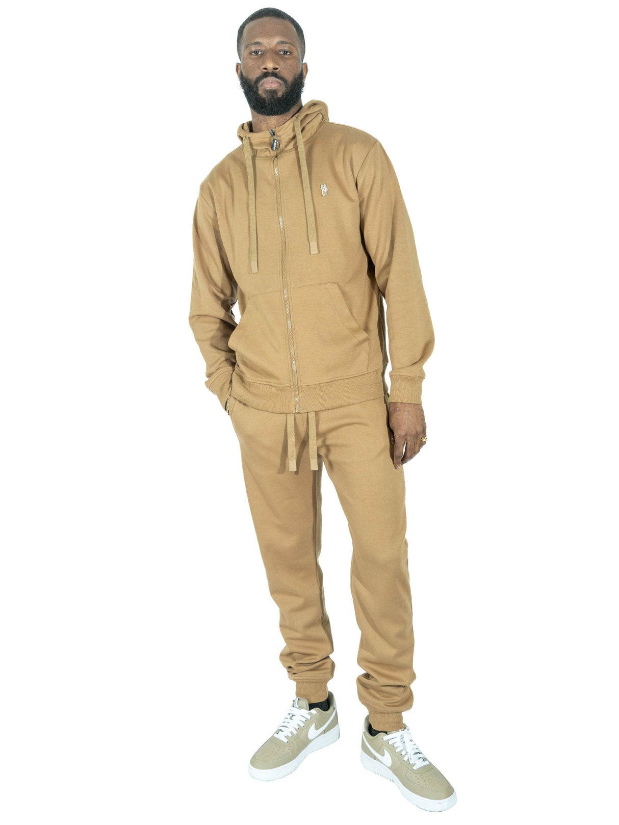 Makobi M6335 Fleece Jogger Pants - Mocha