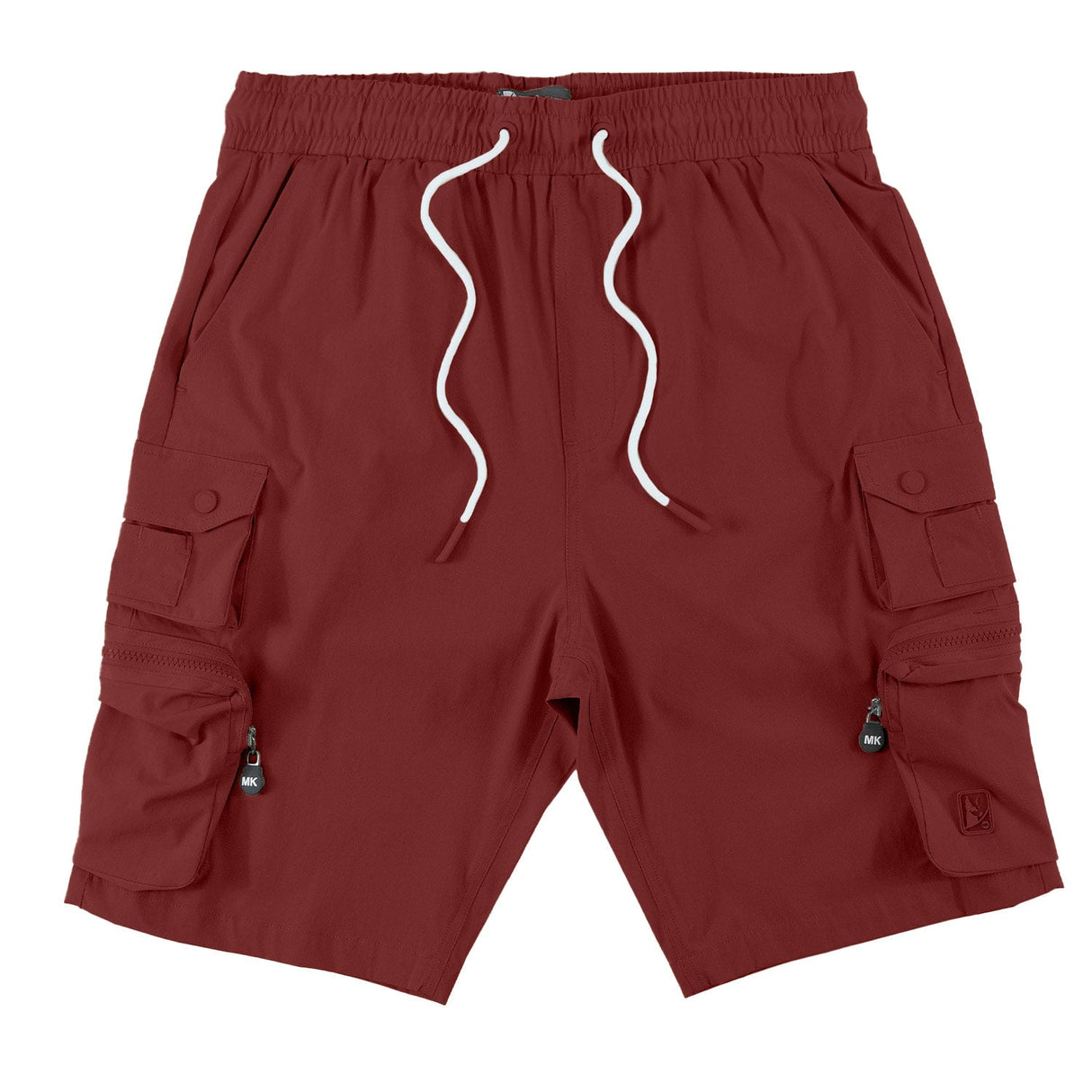 Makobi M633 Colton Nylon Spandex Cargo Shorts - Bugundy
