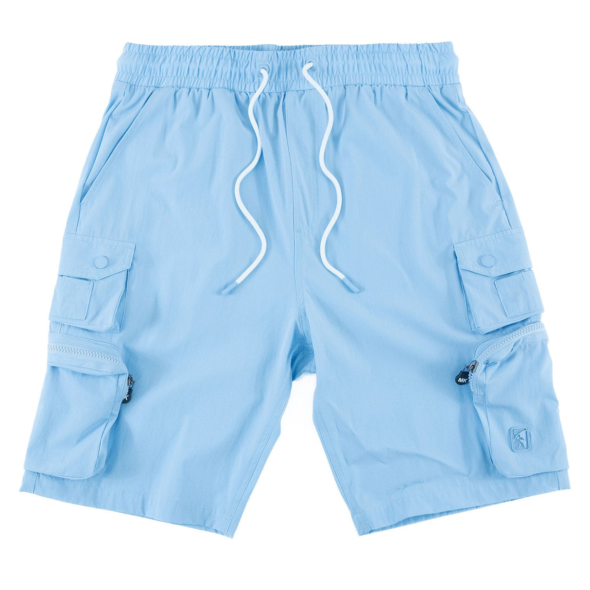Makobi M633 Colton Nylon Spandex Cargo Shorts - Light Blue
