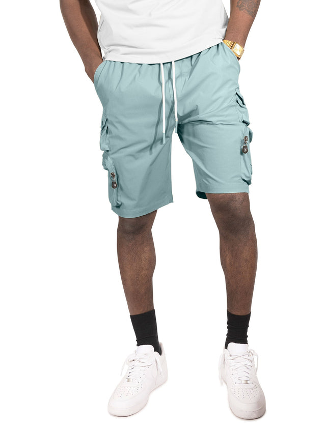 Makobi M633 Colton Nylon Spandex Cargo Shorts - Teal