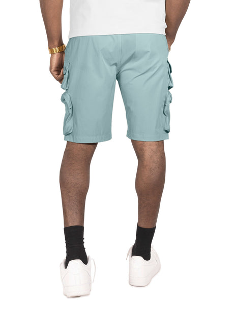 Makobi M633 Colton Nylon Spandex Cargo Shorts - Teal