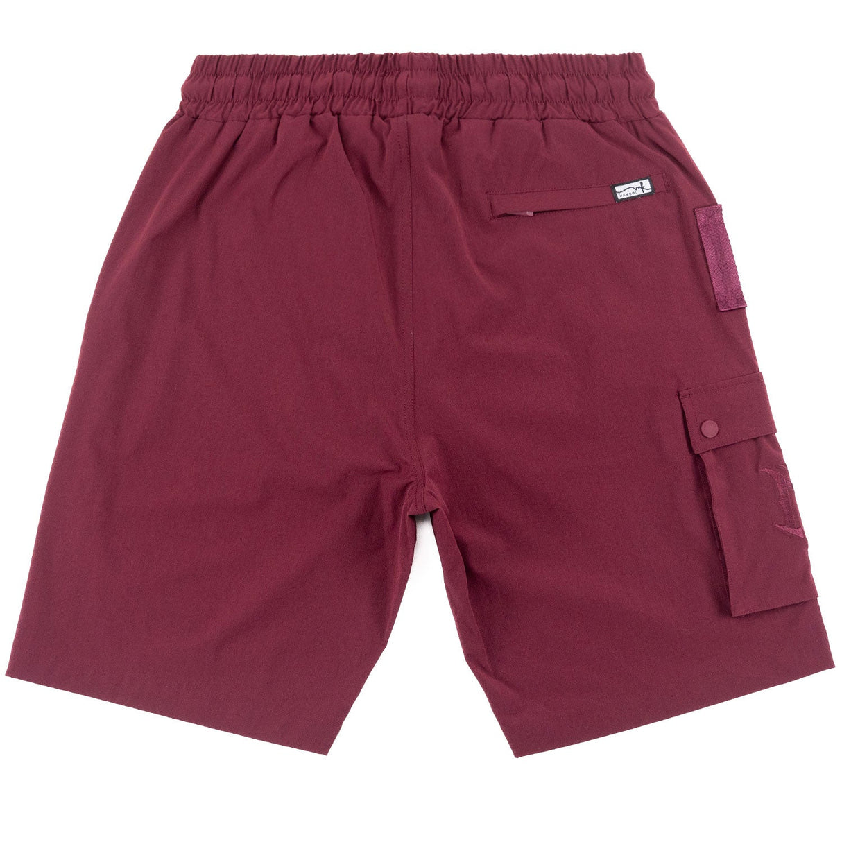 Makobi Nylon Shorts| M634 Adorni Shorts - Burgundy