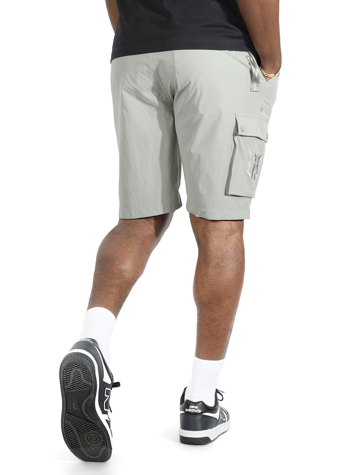 Makobi Nylon Shorts| M634 Adorni Shorts - Gray