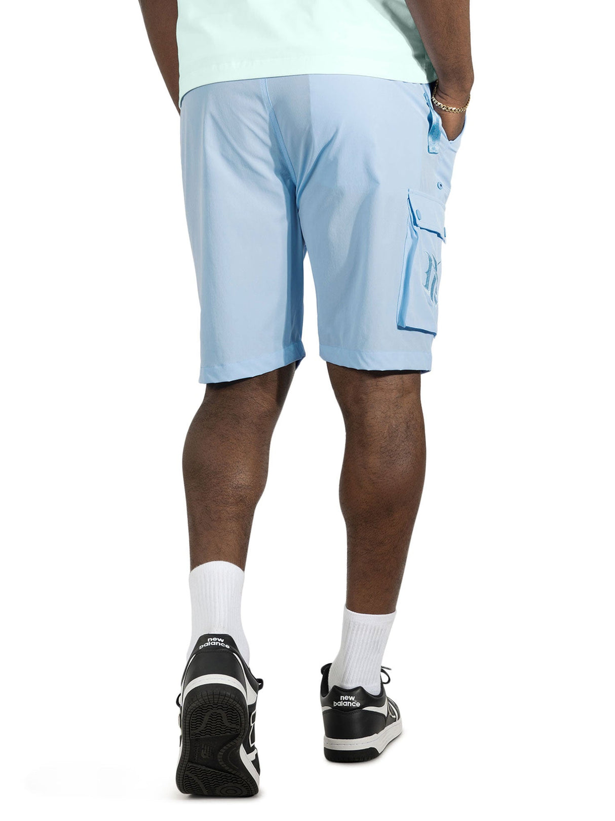 Makobi Nylon Shorts| M634 Adorni Shorts - Blue