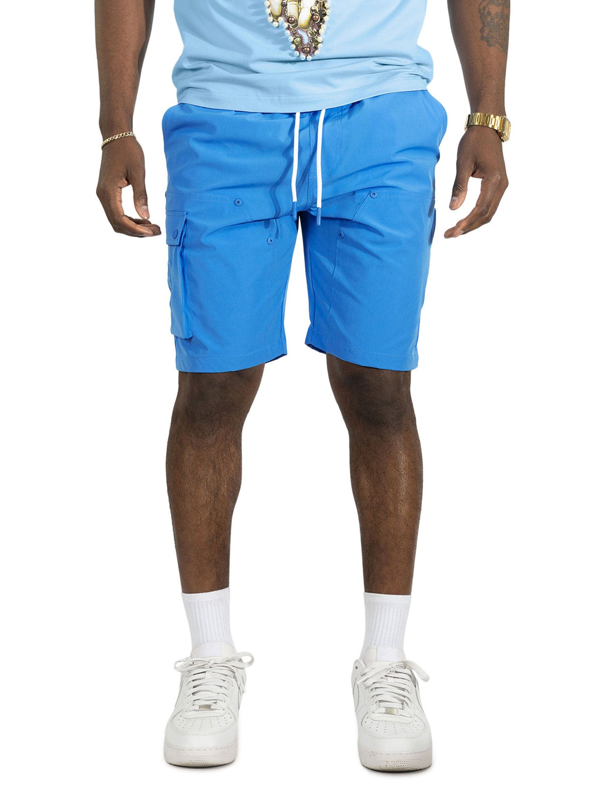 Makobi Nylon Shorts| M634 Adorni Shorts - Royal