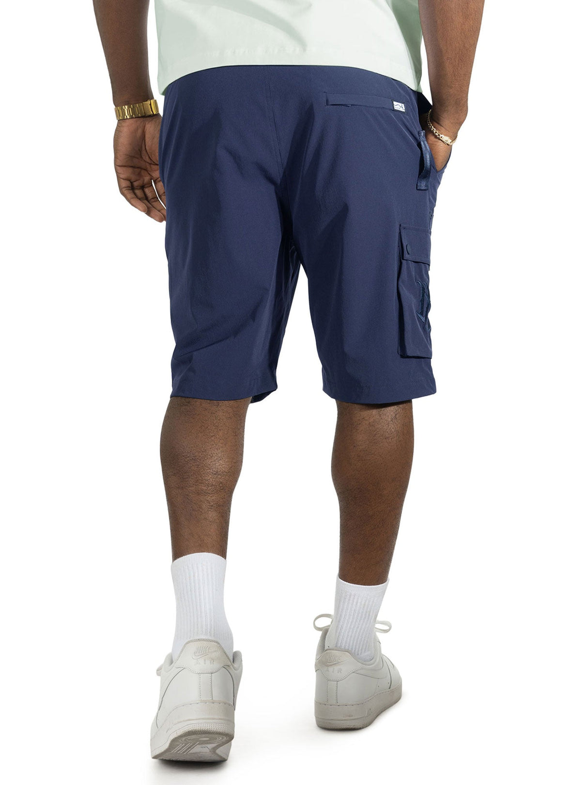 Makobi Nylon Shorts| M634 Adorni Shorts - Navy