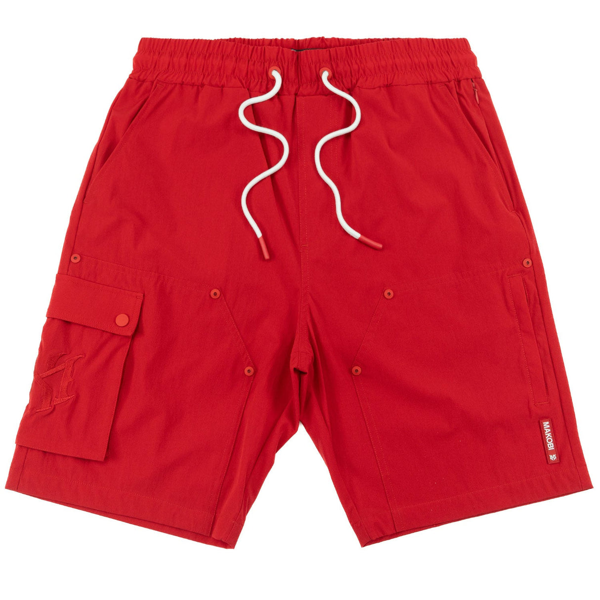Makobi Nylon Shorts| M634 Adorni Shorts -Red