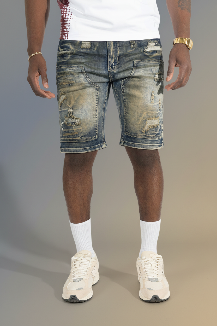 Makobi Denim Shorts | M904 Prego Jorts - Antique