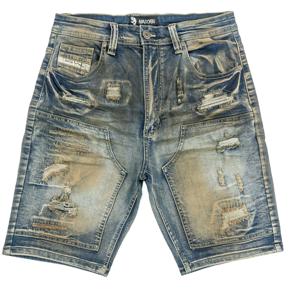 Makobi Denim Shorts | M904 Prego Jorts - Antique