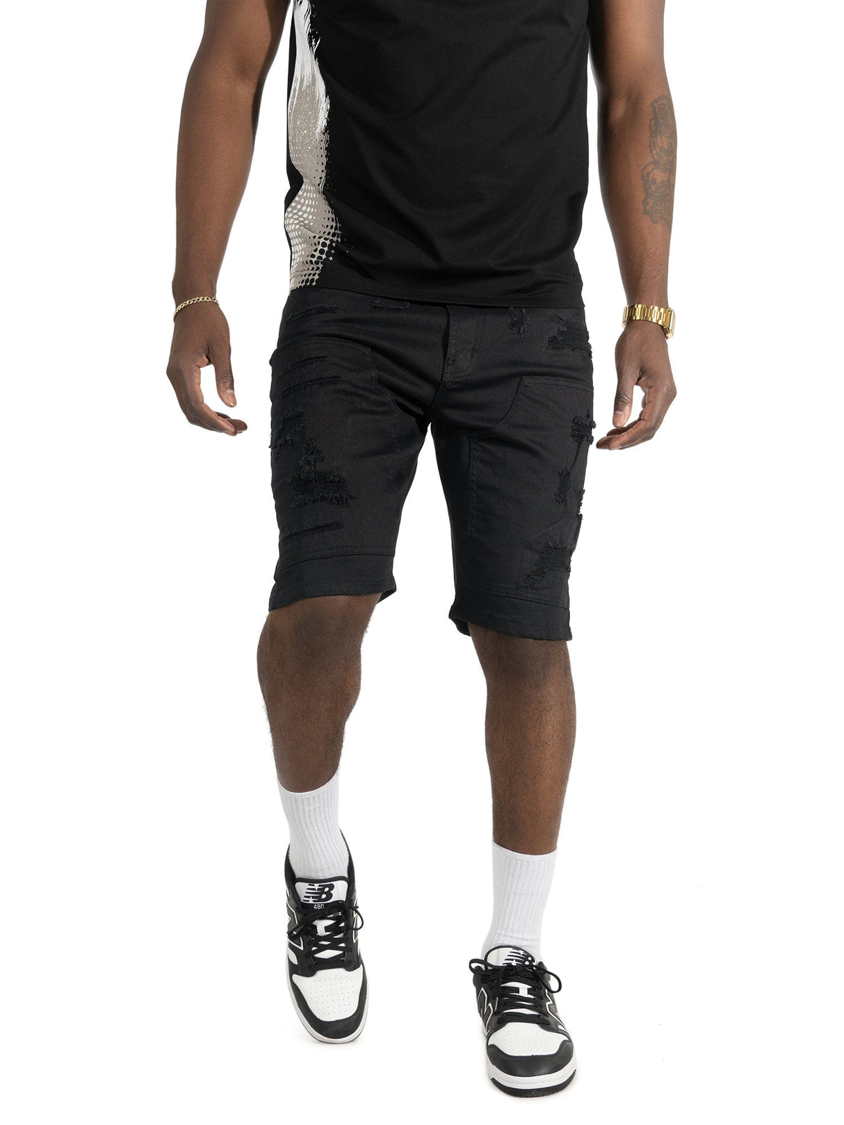Makobi Denim Shorts | M904 Prego Jorts - Jet Black