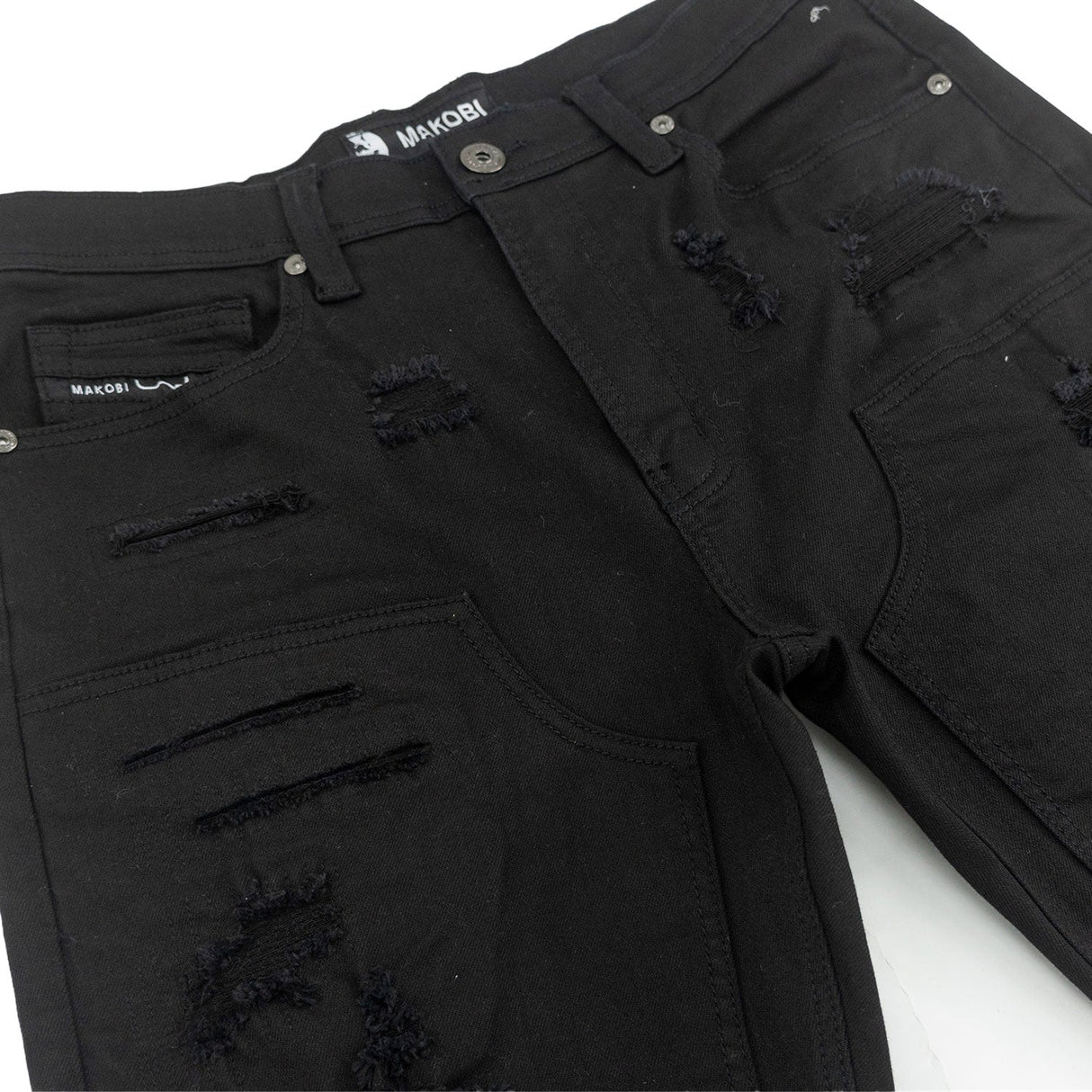 Makobi Denim Shorts | M904 Prego Jorts - Jet Black