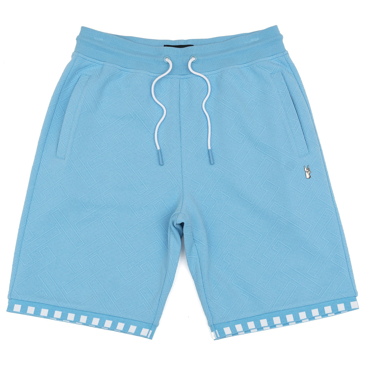Makobi M963 Bianchi Jacquard Shorts - Blue