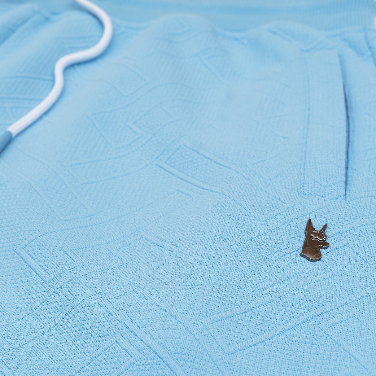 Makobi M963 Bianchi Jacquard Shorts - Blue