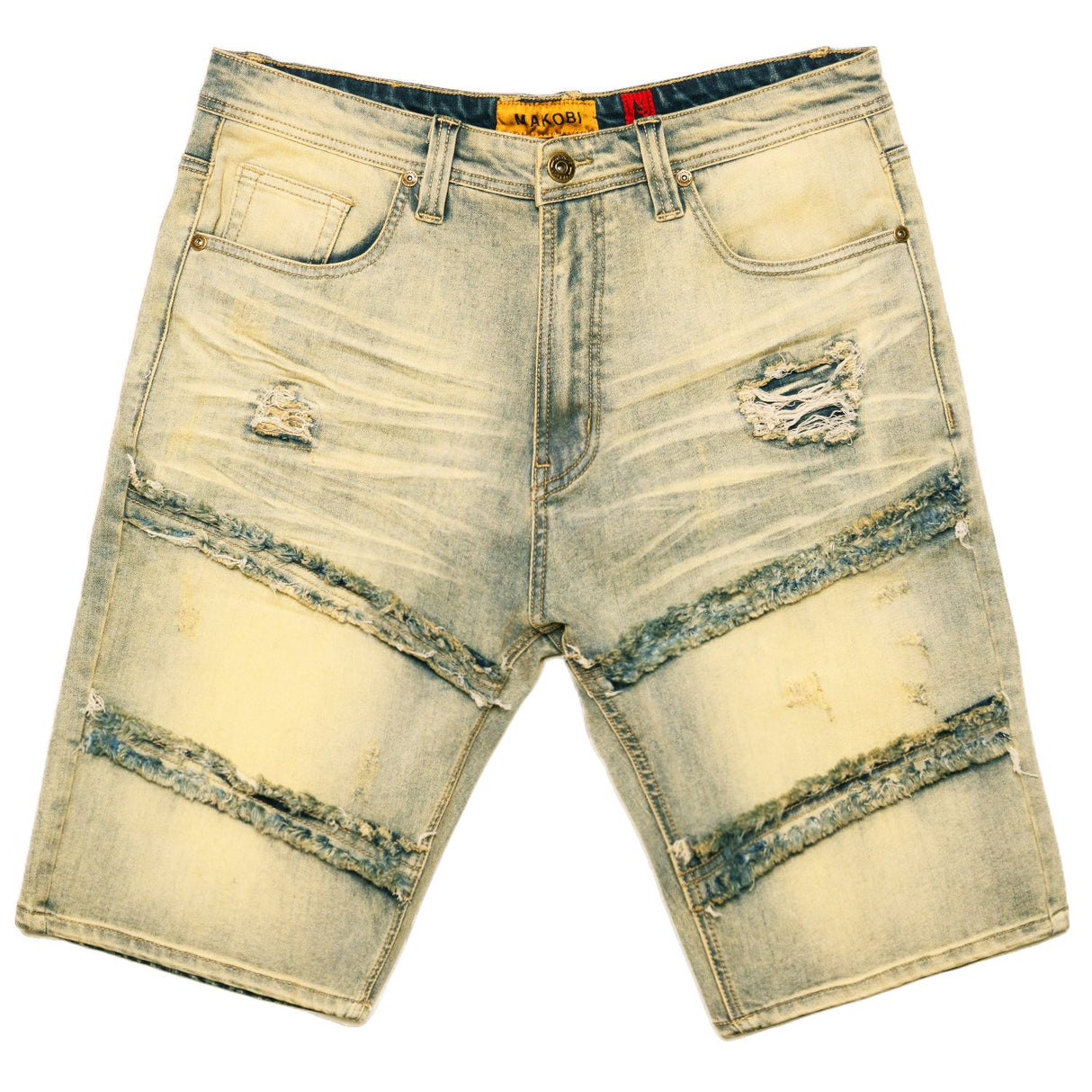 Makobi M967 Noah Denim Shorts - Dirt