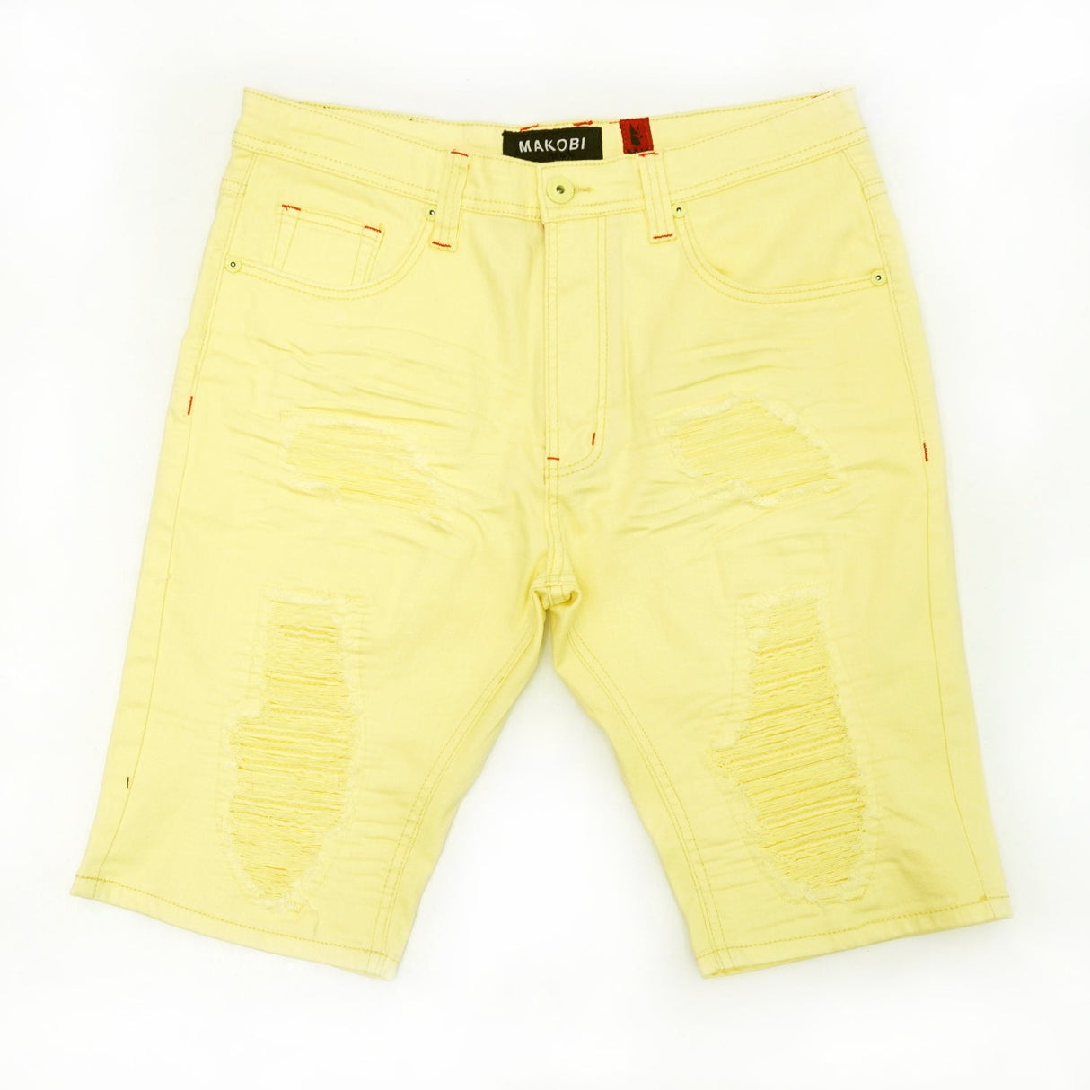 Makobi M971 Jordanelle Twill Shorts - Yellow