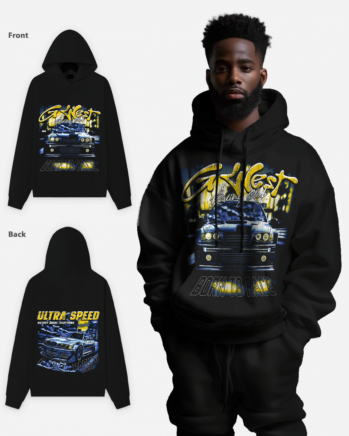 G West Ultra Speed  Oversize Hoodie