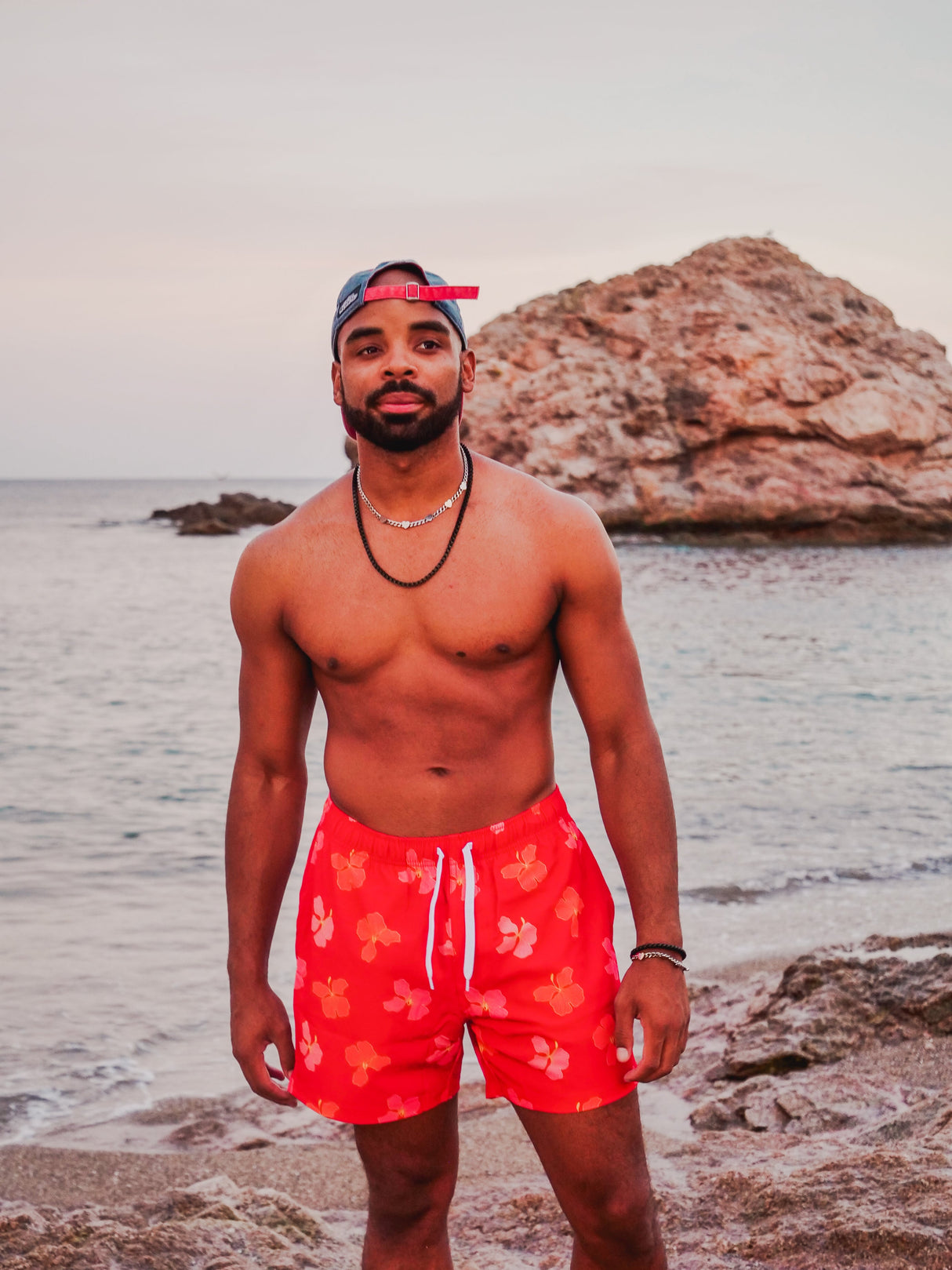 SYLM x Steeltime NYC Cuban Link Hearts Necklace + Bracelet Set