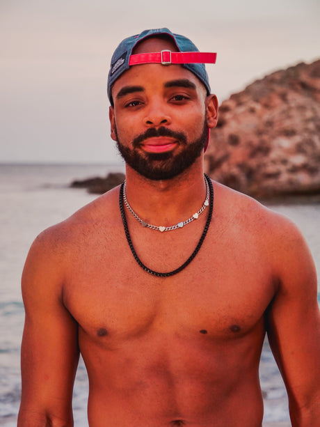 SYLM x Steeltime NYC Cuban Link Hearts Necklace + Bracelet Set