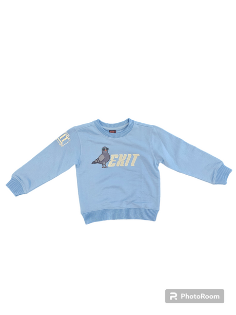 Exit - Kids Sweatshirt - Blue