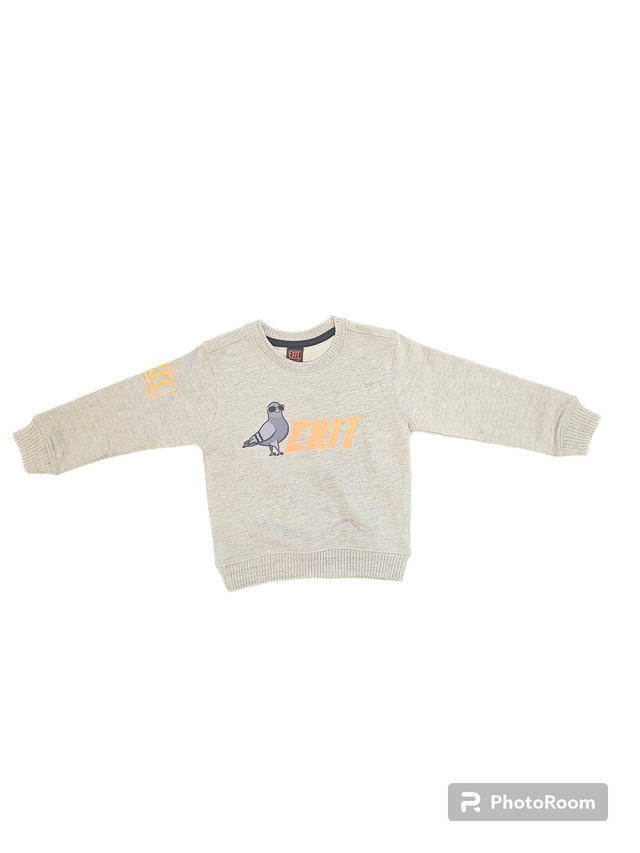 Exit - Kids Sweatshirt - Grey