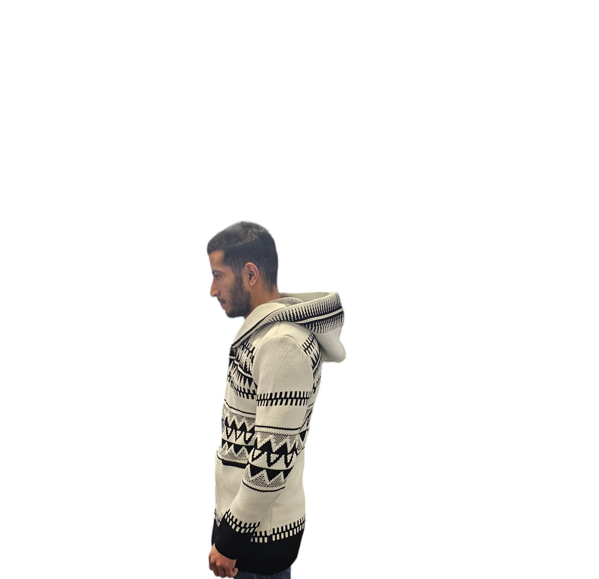 One in A Million - Coat - White/Black