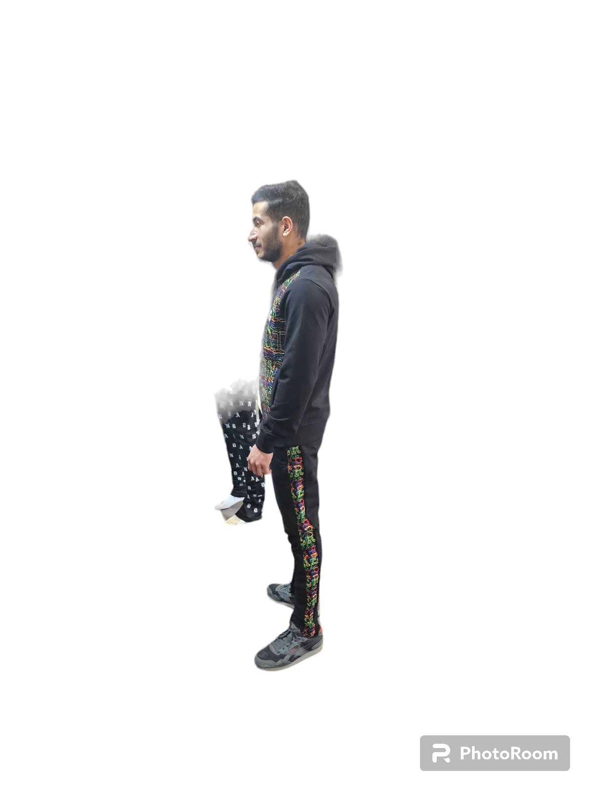 Off Beat - Jogger Hoodie - Privilege Club- Black