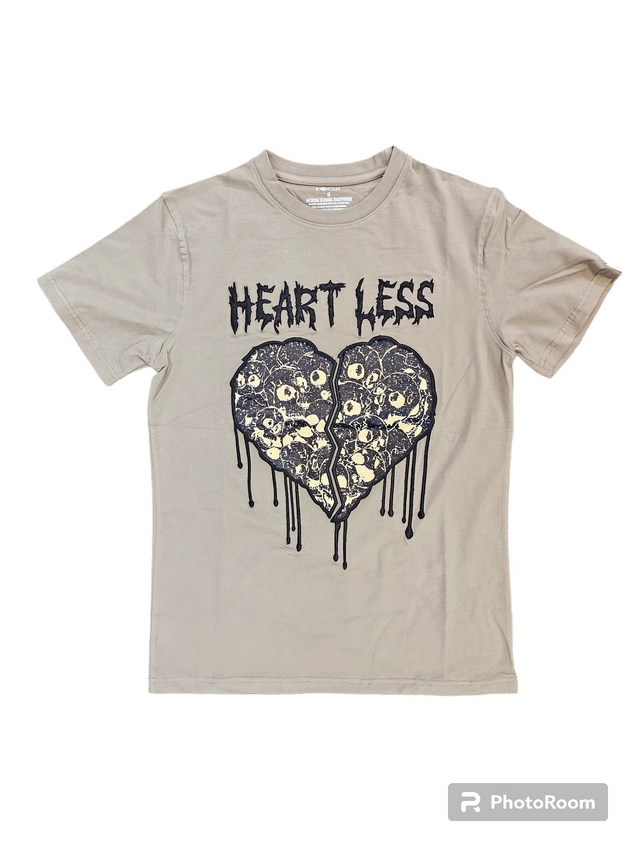 Focus Heartless Applique Shirt Harvest