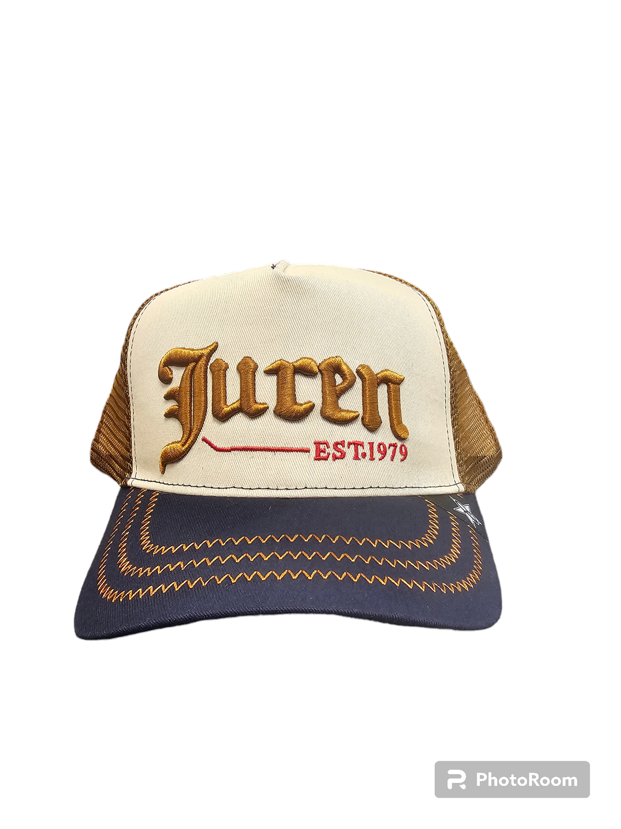 JUREN - LOGO - TRUCKER HAT - NAVY