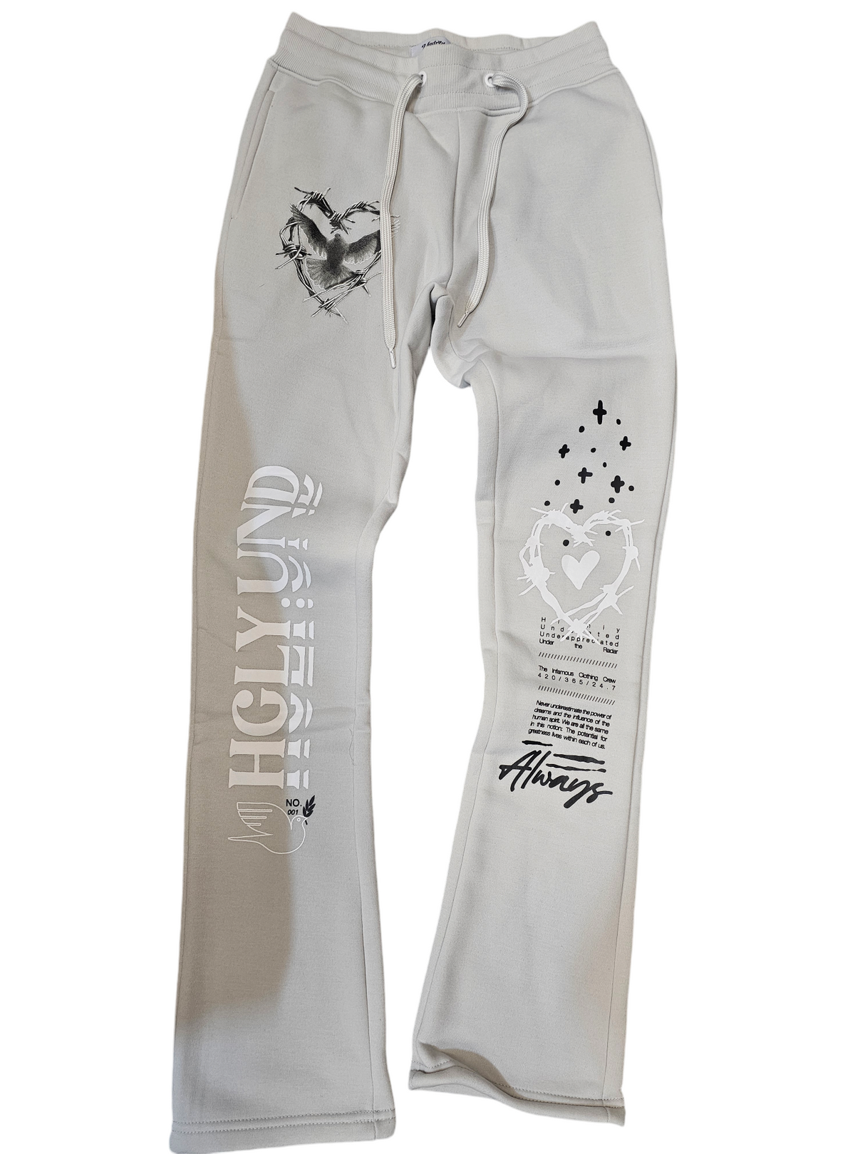 UNDRTD ALWAYS THRIVE STACKED SWEATPANTS MULTI COLORS