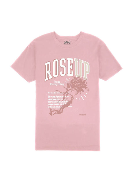 Outrank - T Shirt - Rose Up - Pink
