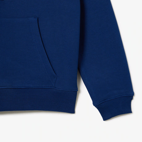 LACOSTE UUNISEX LOOSE FIT ORGANIC COTTON HOODIE NAVY