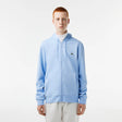 LACOSTE MEN'S FLEECE ZIPPED HOODIE BABY BLUE